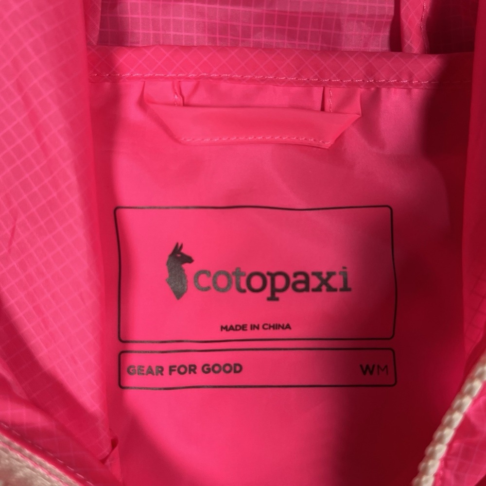 Cotopaxi Teca Half Zip Windbreaker Jacket Women's Medium M Multicolor Hooded - Picture 2 of 8